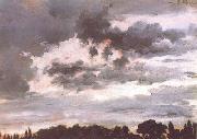 Adolph von Menzel Study of Clouds (nn02) Spain oil painting reproduction